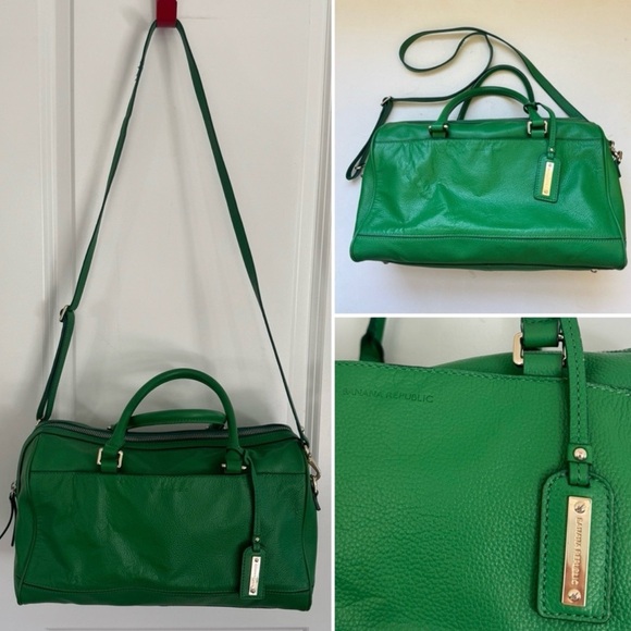 Banana Republic Green Satchel Crossbody - Picture 3 of 14